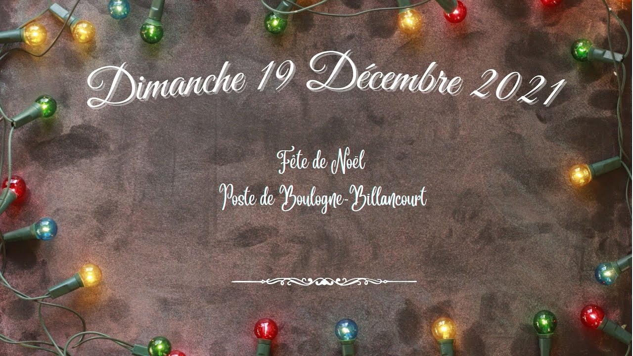 Fête de Noël- Dimanche 19 Décembre 2021