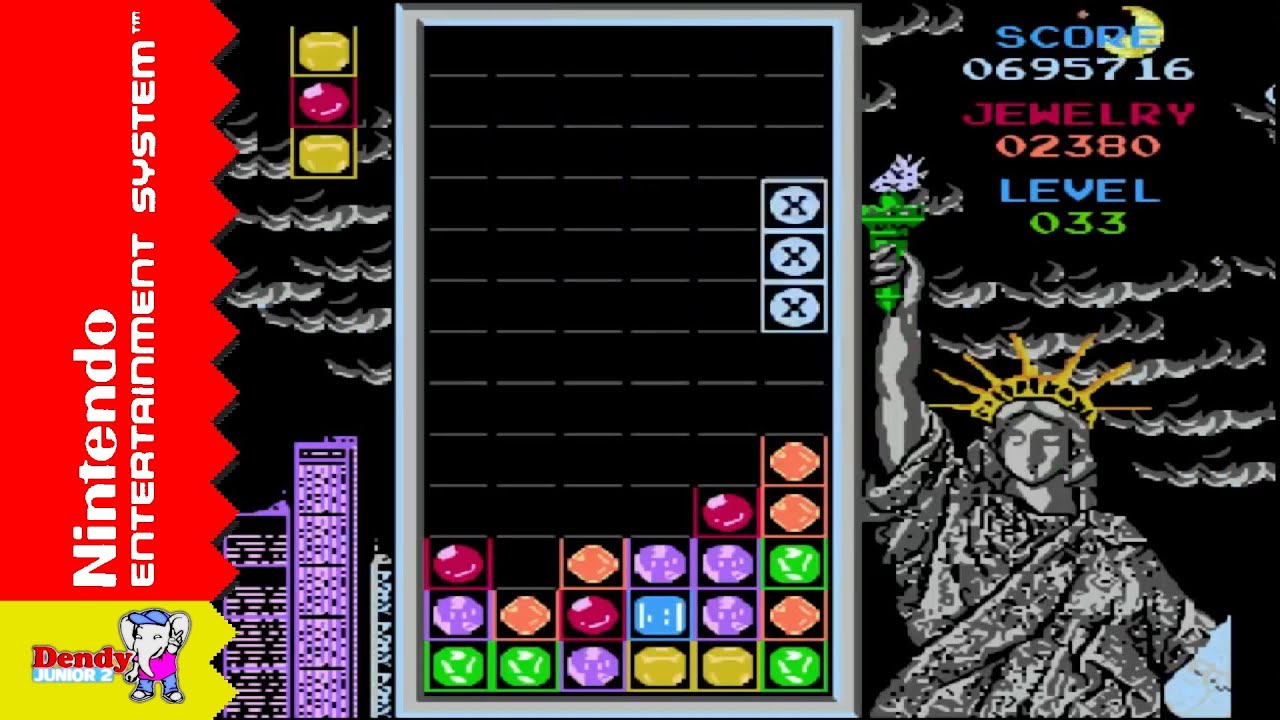 Magic Jewelry (NES/FC) - Level 0-256 - Longplay