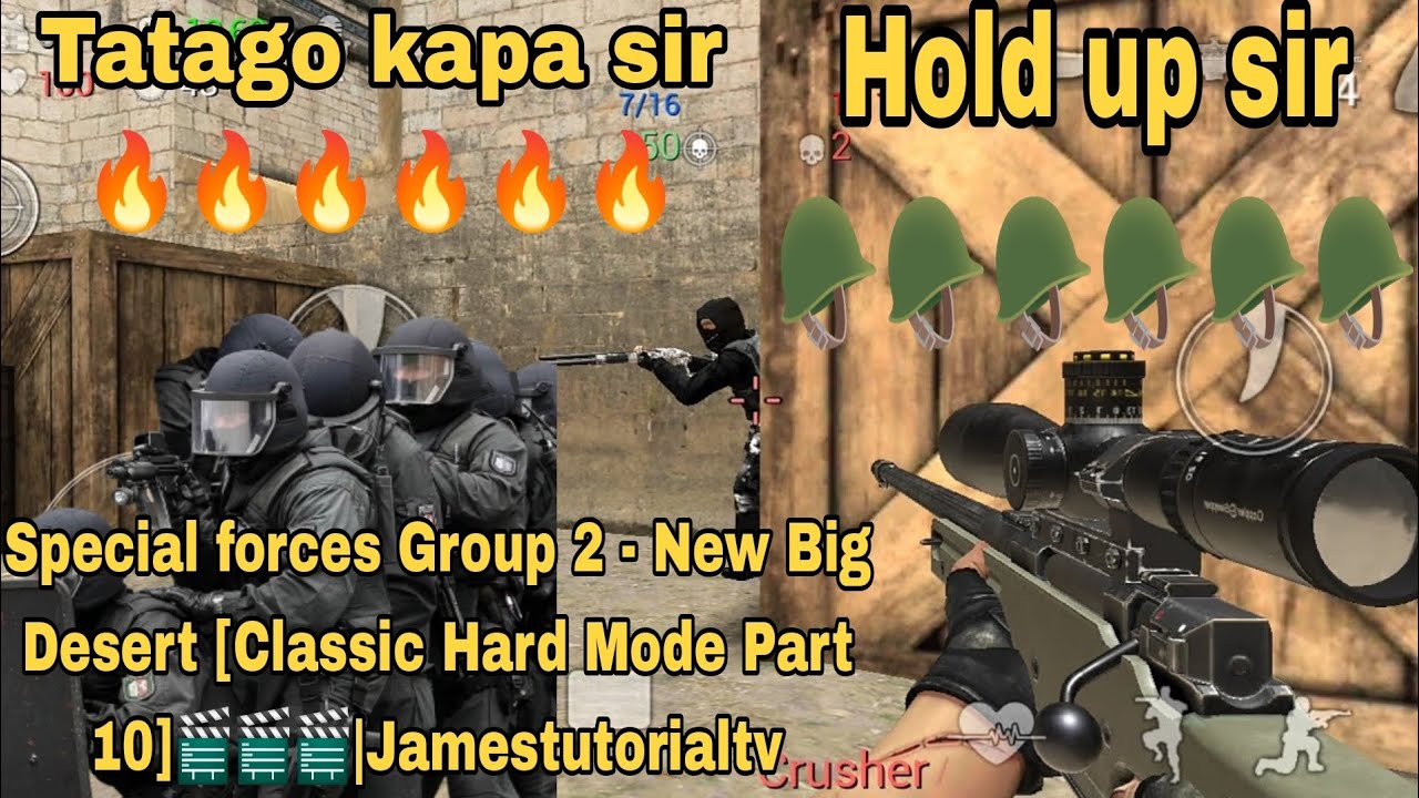 Special forces Group 2 - New Big Desert [Classic Hard Mode Part 10]🎬🎬🎬|Jamestutorialtv