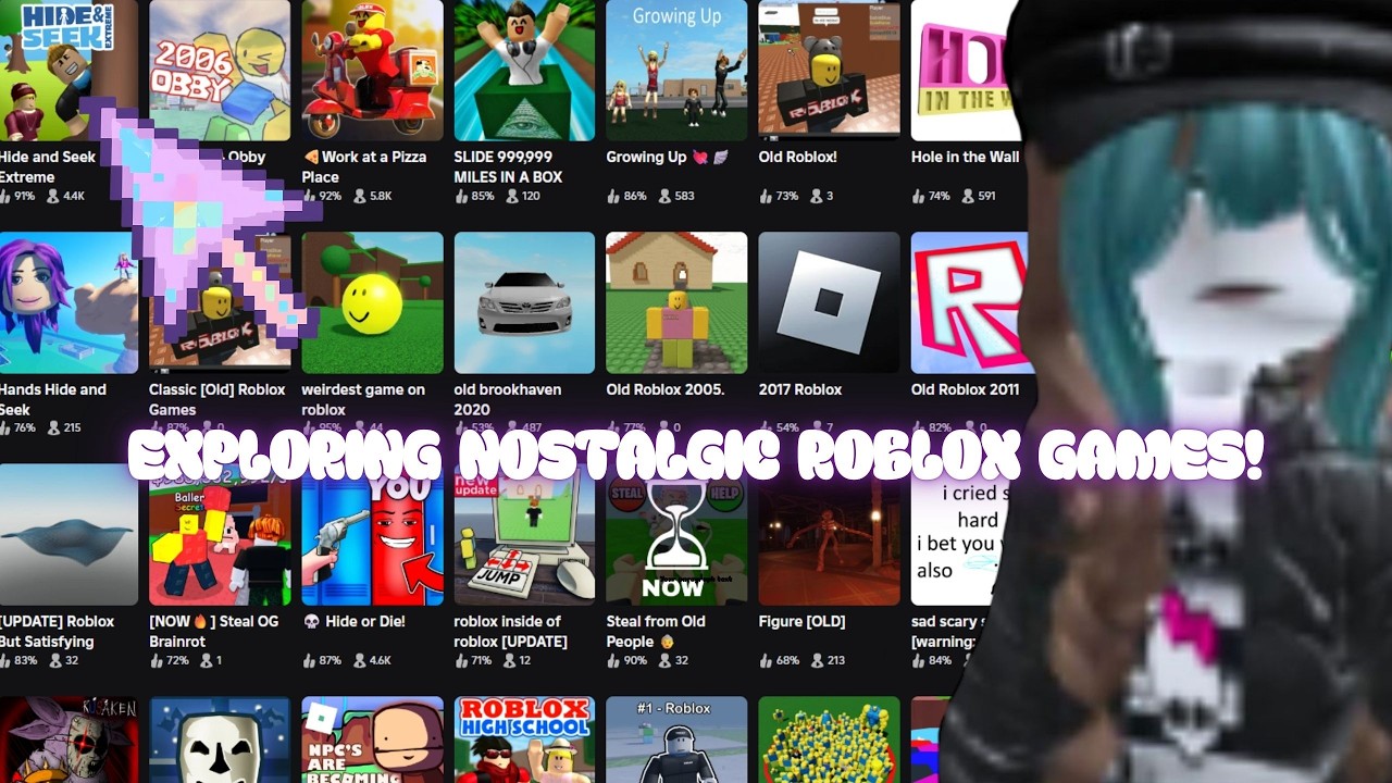 PLAYING NOSTALGIC ROBLOX GAMES! | FIRST UPLOAD