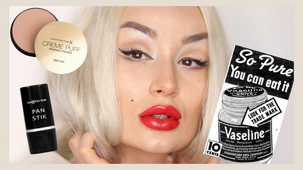 RUTINA DE MACHIAJ  de 3 ore a lui MARILYN MONROE cu produse din anii '50 pe care inca le mai gasim