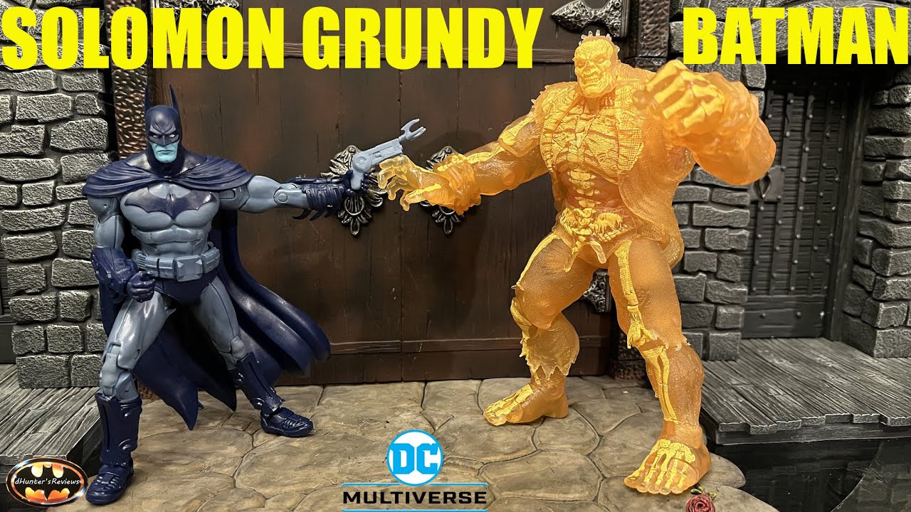 Обзор набора из 2 фигурок McFarlane DC Multiverse Arkham City Batman & Solomon Grundy Detective Mode
