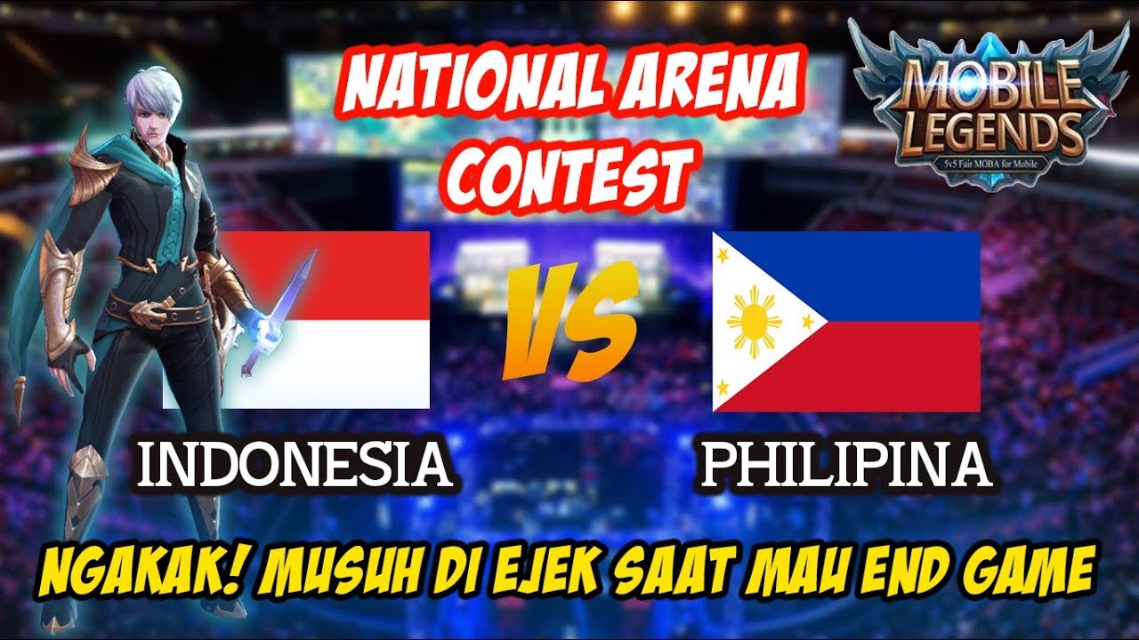 Ngakak !!! Moment Lucu Dari Team Indo Saat Mau end Game Indnesia vs Filipina Arena Contest