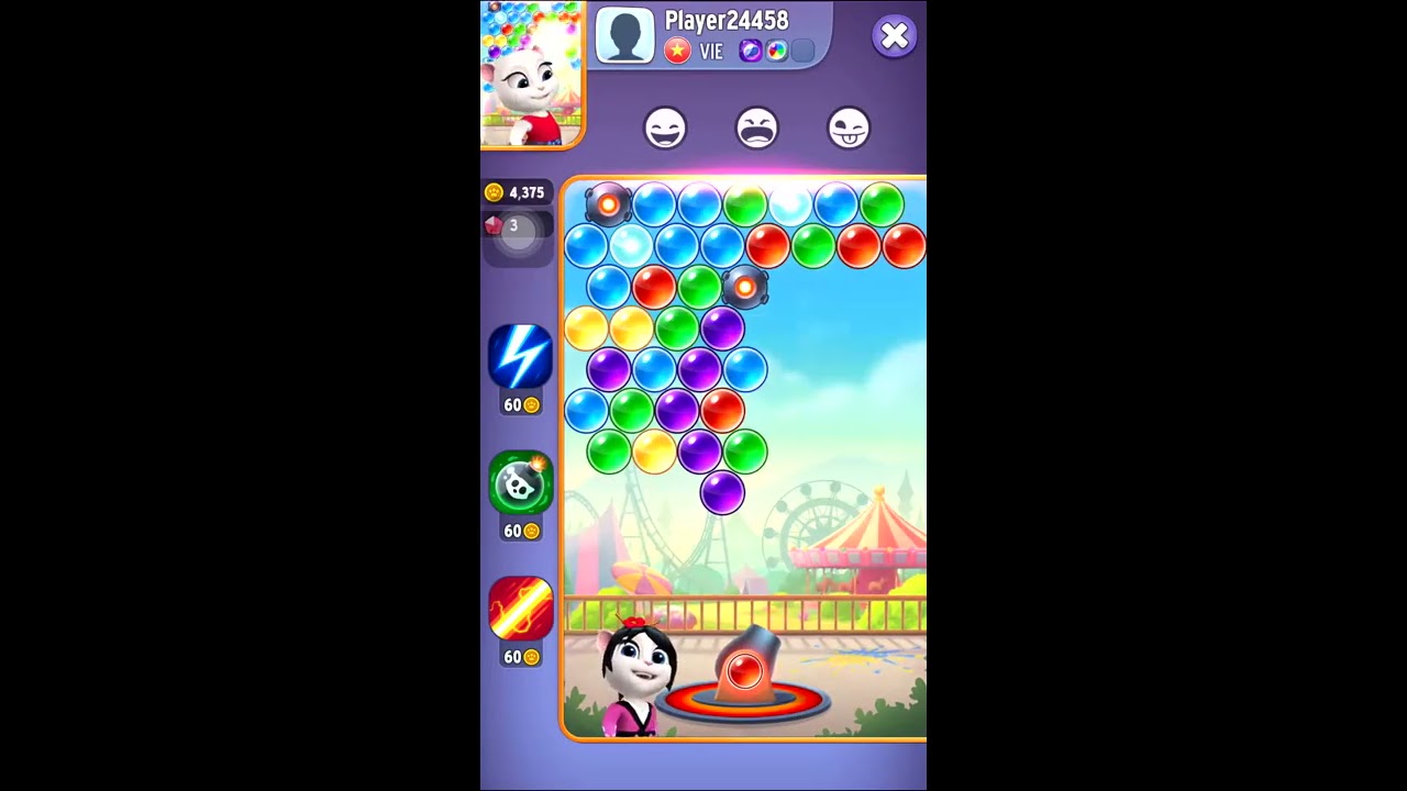 Talking Tom Bubble Shooter (Tom's Bubbles) Multiplayer Gameplay #9