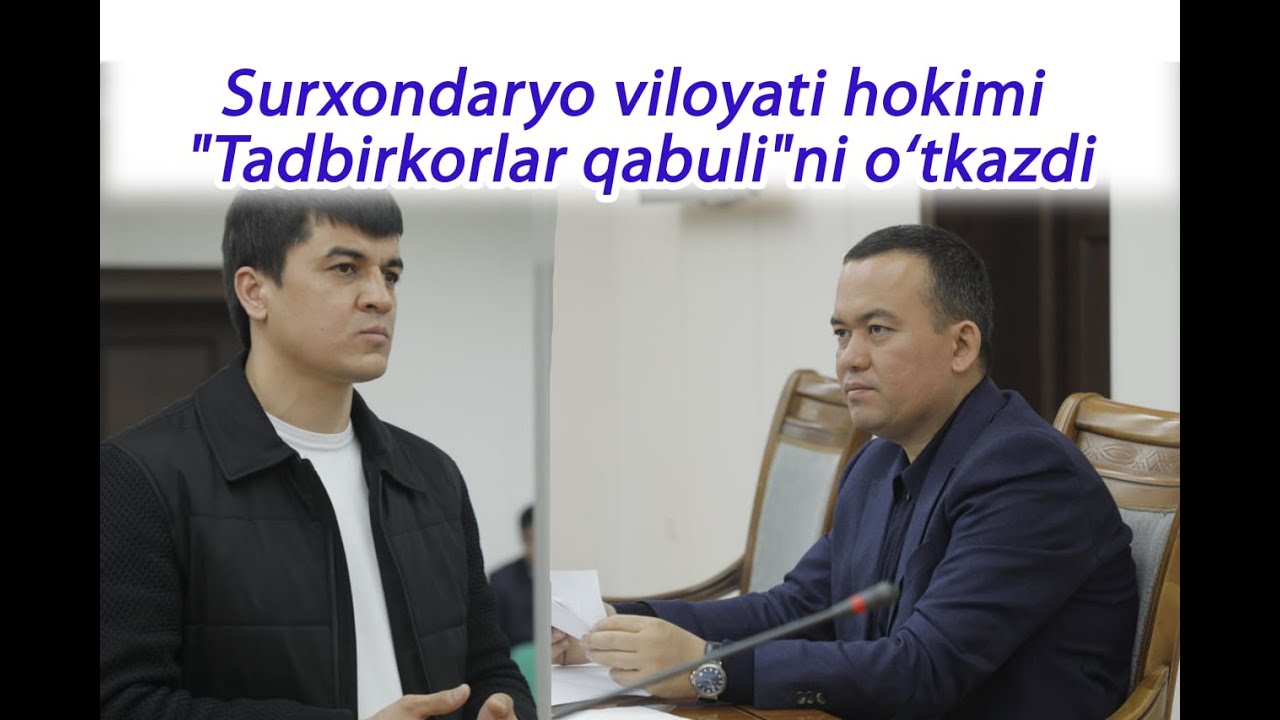 Surxondaryo viloyati hokimi navbatdagi 