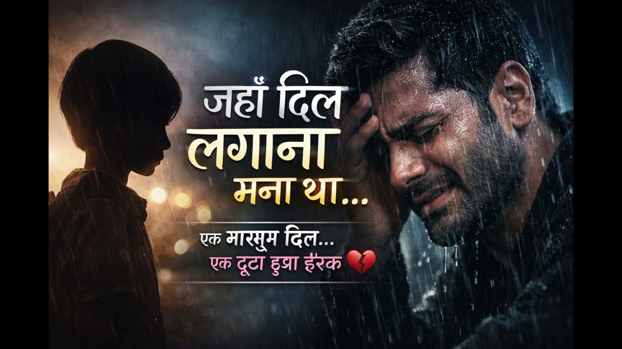 “जहाँ दिल लगाना मना था…”एक मासूम दिल… एक टूटा हुआ इश्क़ 💔 song 2026