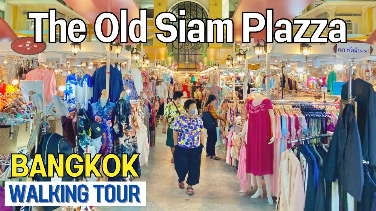 🇹🇭 Bangkok's Shopping mall Thailand 4K - THE OLD SIAM PLAZA | Walking Tour #51