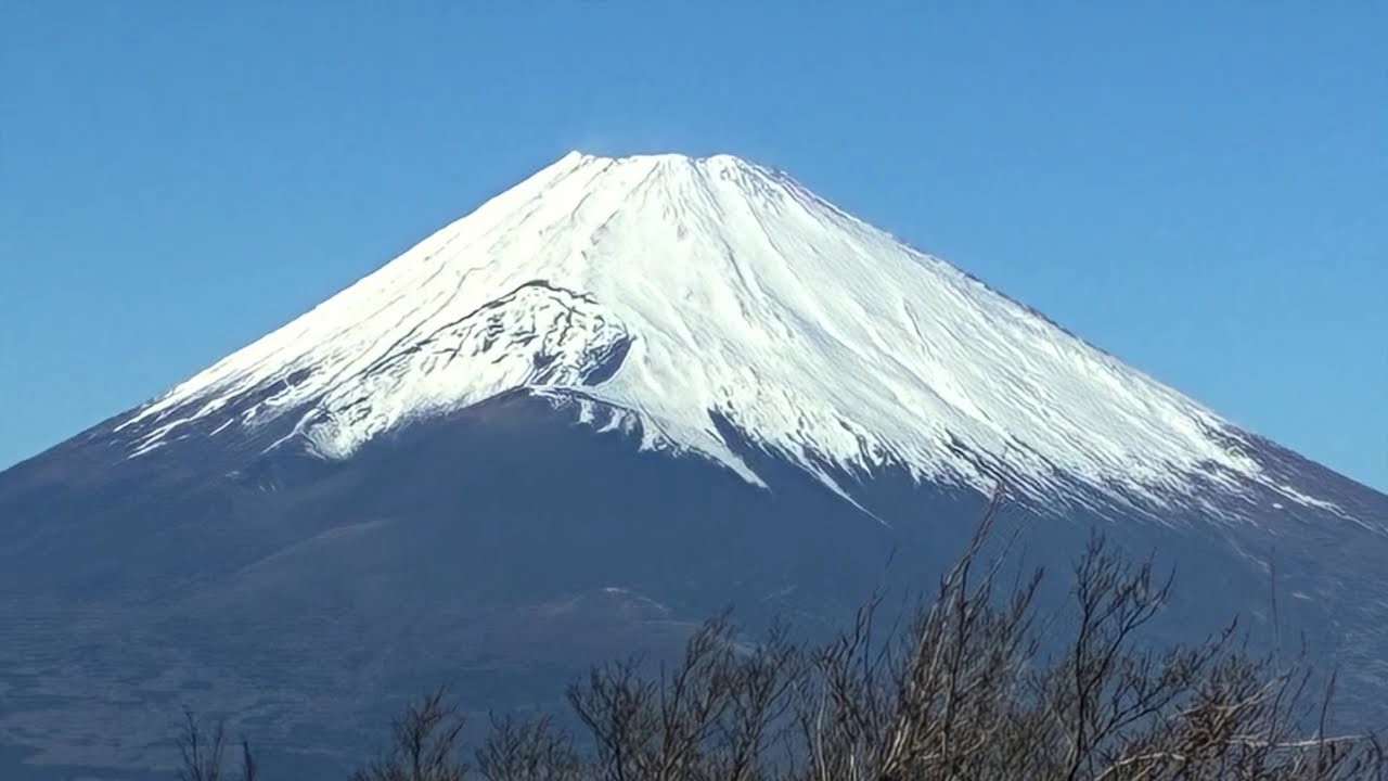 芦ノ湖スカイラインを巡る　芦ノ湖と富士山の眺め　2026年01月12日