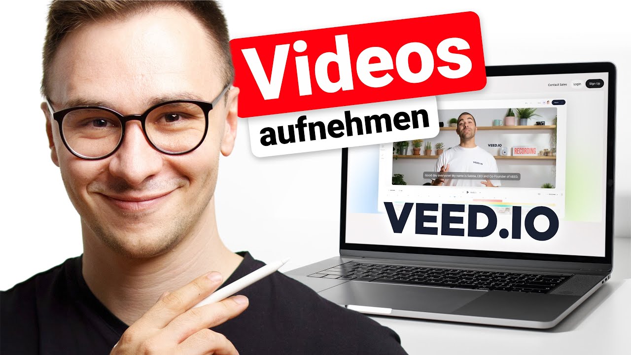YouTube-Video mit 1 Klick aufnehmen (VEED.io)