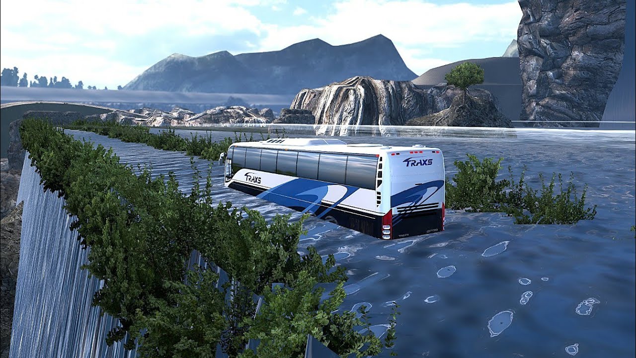 Volvo Thrilling Bus Driving | Euro truck simulator 2 bus mod | ETS2 mod |