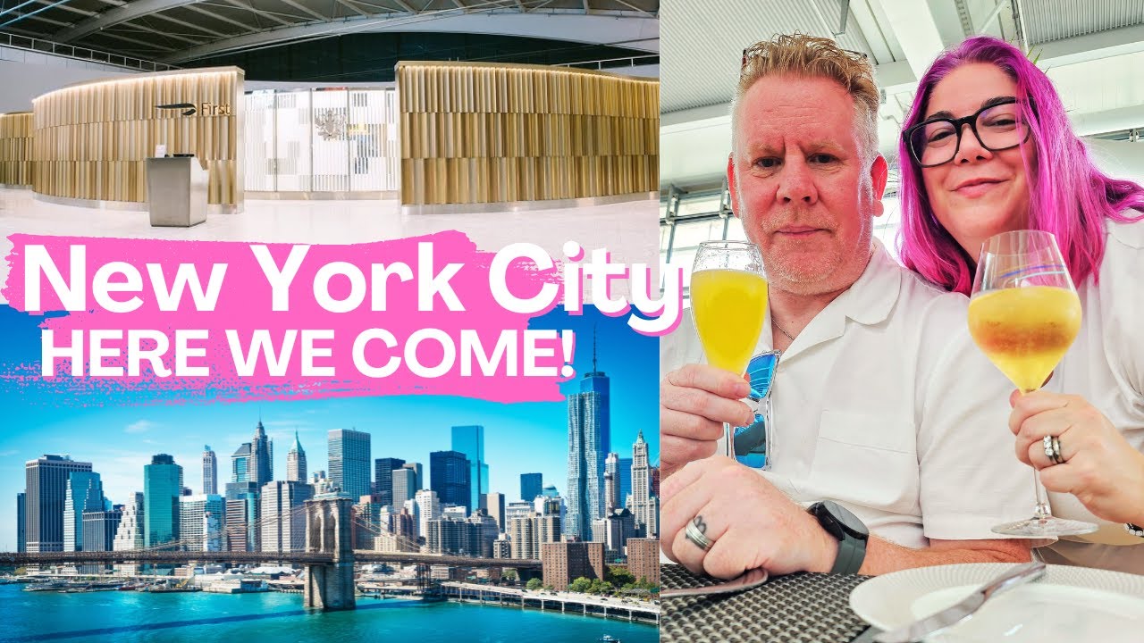 МЫ ЛЕТЕЛИ ПЕРВЫМ КЛАССОМ BRITISH AIRWAYS ИЗ ЛОНДОНА В НЬЮ-ЙОРК! 🥂✈️ | Видеоблог NYC 2024 №1