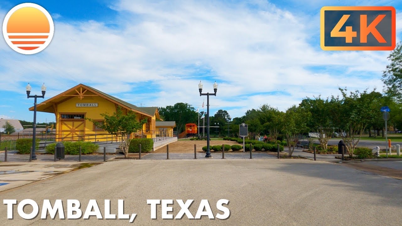 Tomball, Texas! Drive with me through a town in Harris County, Texas, USA.