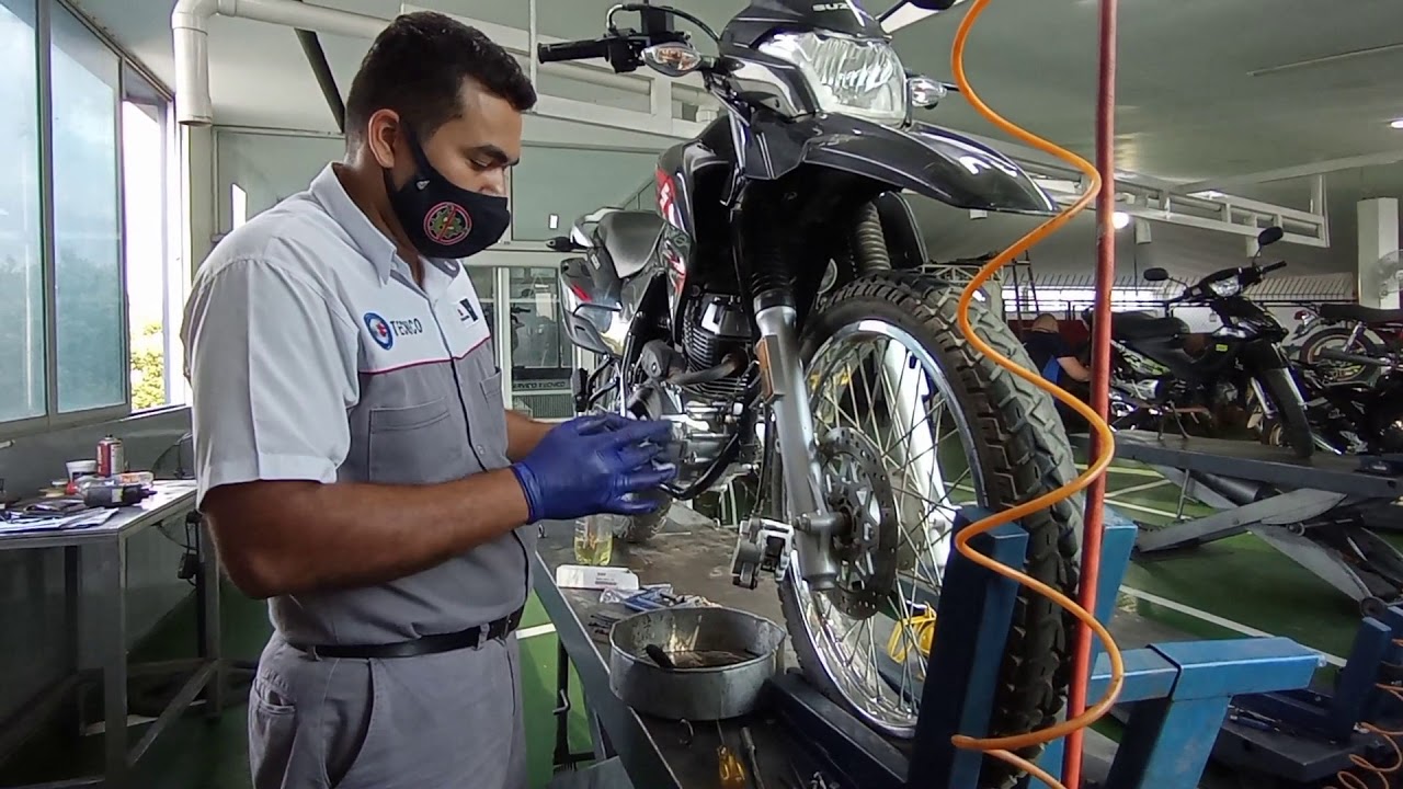 Como cambiar las pastillas de una Suzuki Dr150