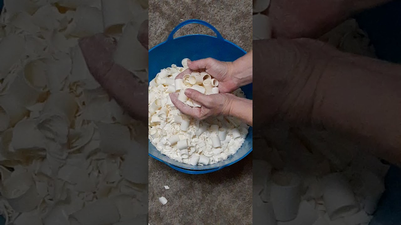 ASMR soap crushing extreme crisp big bucket of white curls!