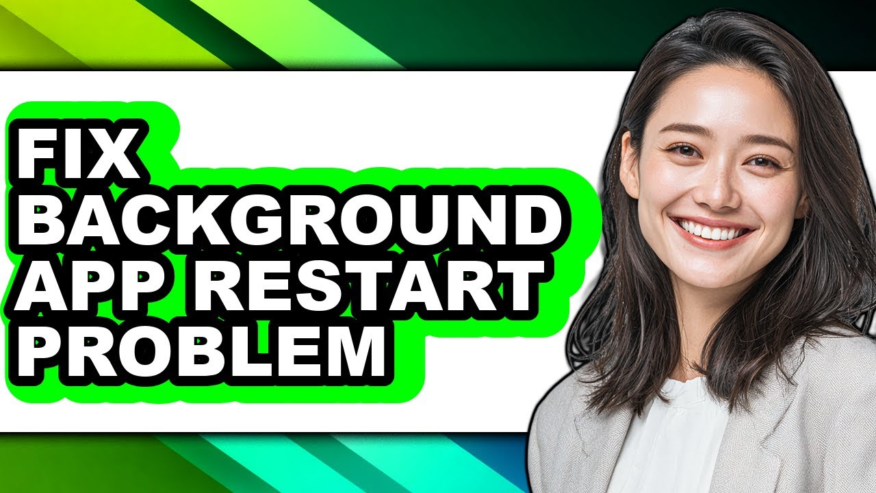 How to Fix Background App Restart Problem (only Way)