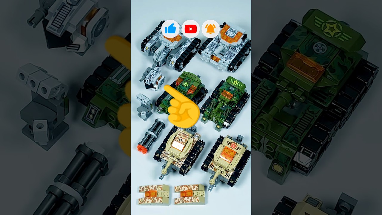 ☠️ SEMBO Block Tank Mecha BETTER than LEGO Robot? Believe it? #lego #tank #mech