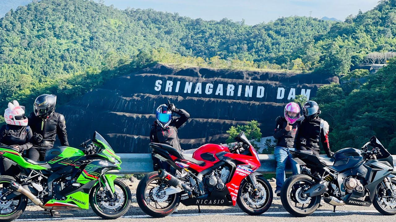 One day trip 500+km กาญจนบุรี #cbr650f #cbr650r #zx25r #djiaction5pro #djineo 