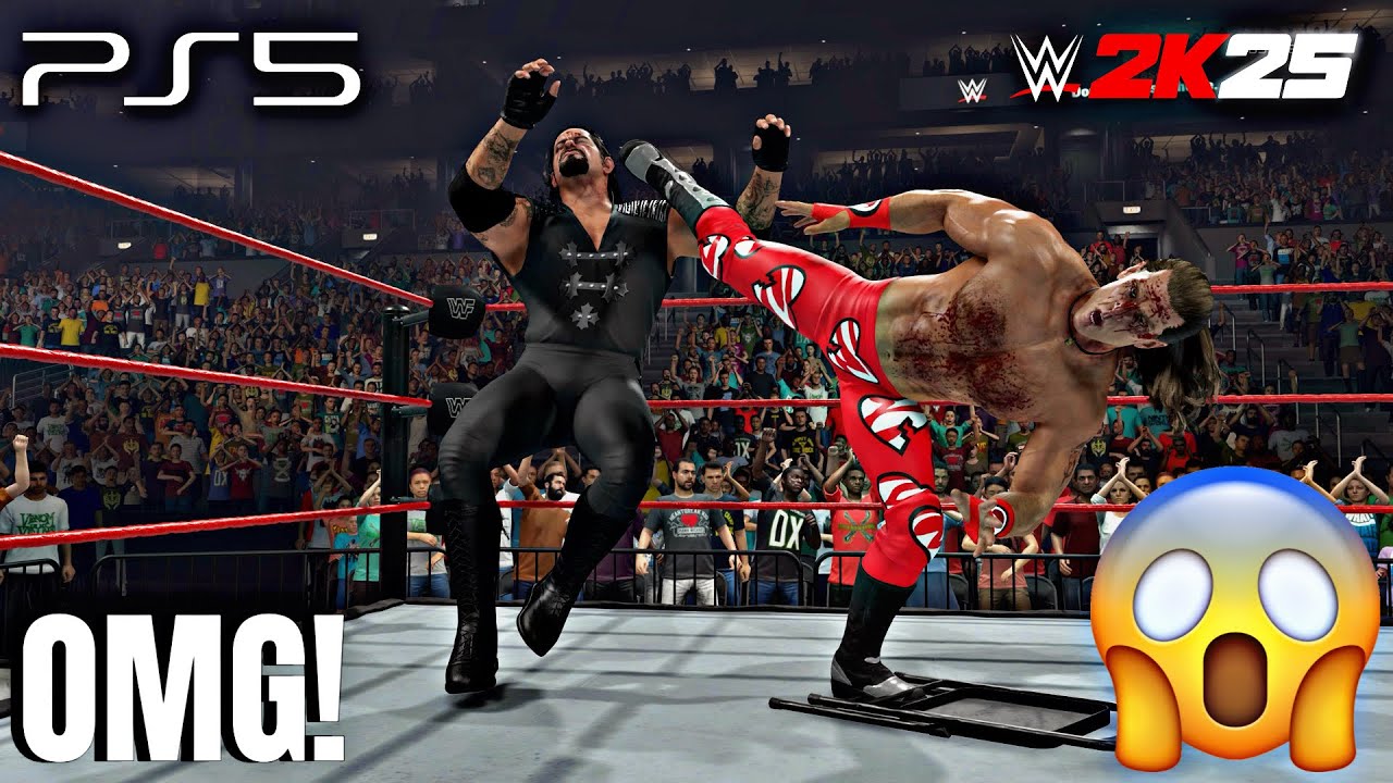 WWE 2K25 - Shawn Michaels vs The Undertaker WWF Championship Casket Match at Royal Rumble 1998 | PS5