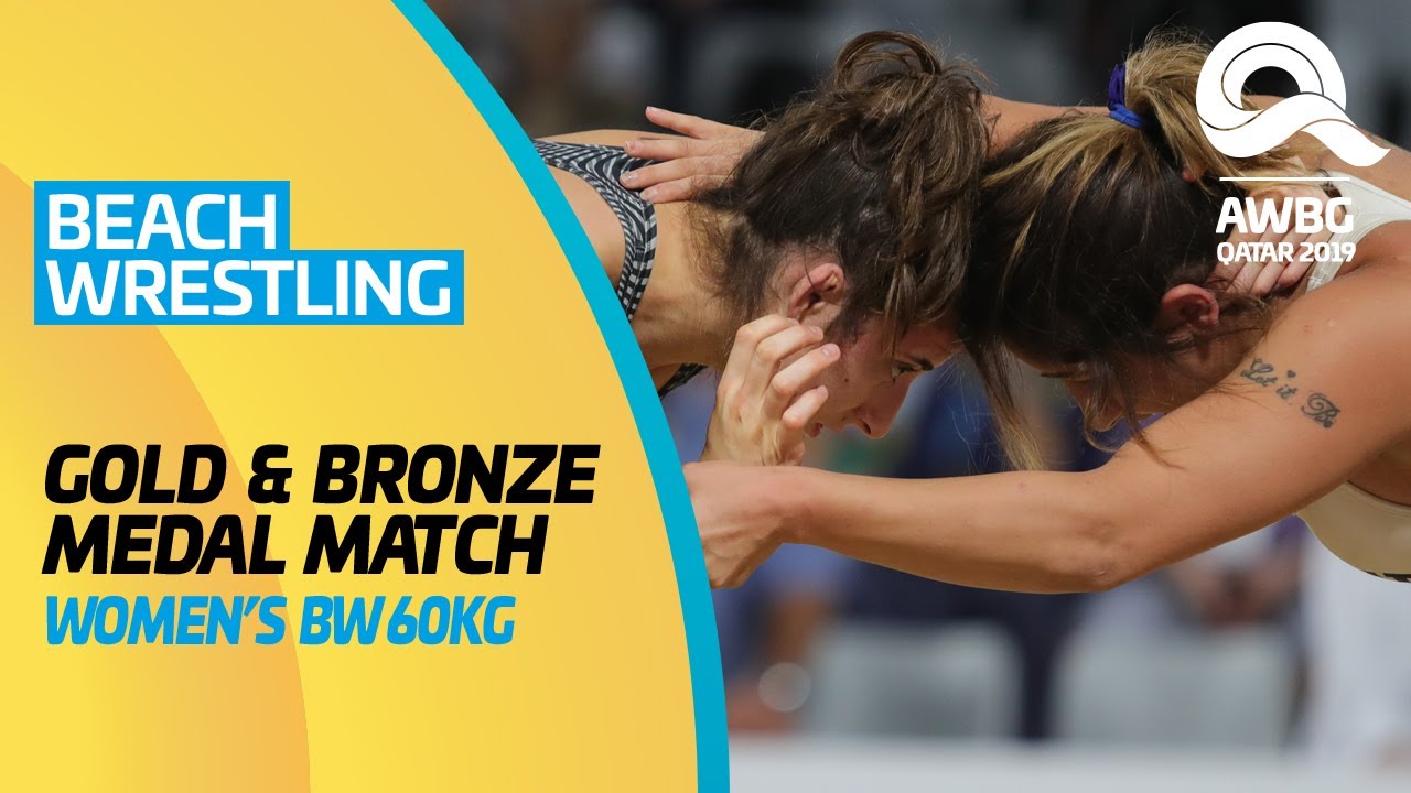Пляжная борьба | Женщины, вес 60 кг, матч за золотую и бронзовую медаль | Всемирные пляжные игры ...