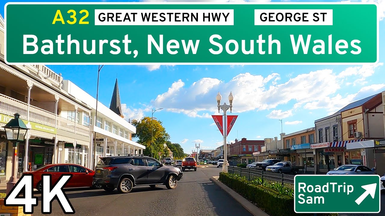 Bathurst City Tour & Mount Panorama - NSW, Australia - POV / music
