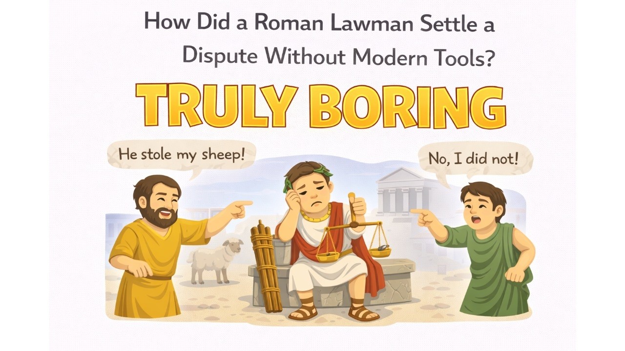 The Sleepy Historian | How Did a Roman Lawman Settle a Dispute Without Modern Tools?