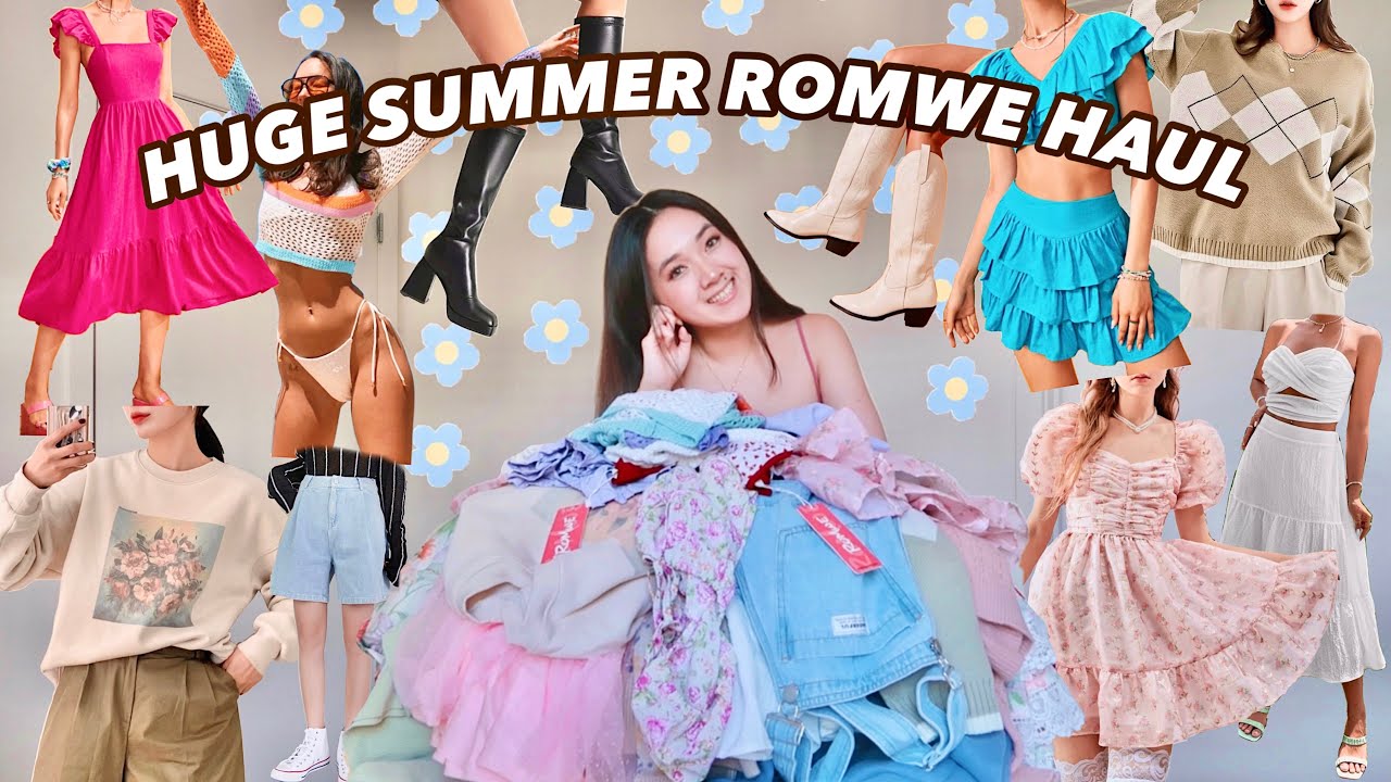 HUGE ROMWE TRY-ON HAUL (30+ items) SUMMER 2022 | w/ discount code