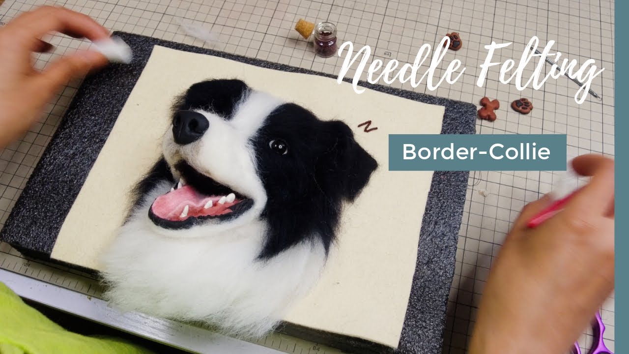 How to Make a Needle Felted Border-Collie