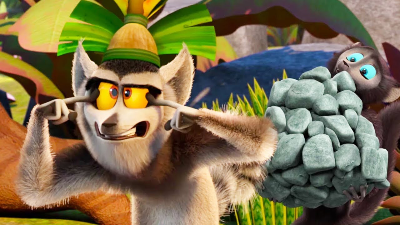 Saúdem Todos o Rei Julien  | Clipe Engraçado | Madagascar | Desenhos Animados