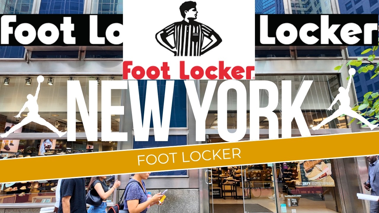 Inside FOOT LOCKER STORE New York City: 42nd Street