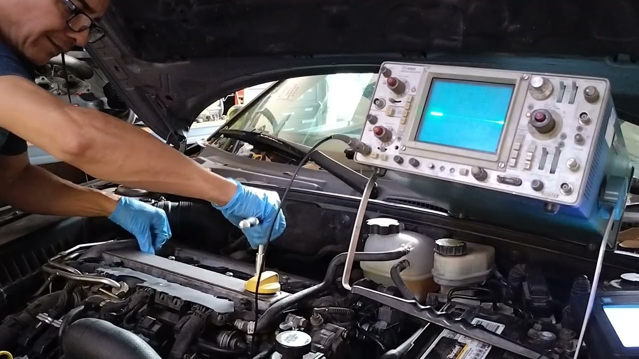 SAAB 9-3 2.0T Misfire, Oscilloscope Diagnosis 