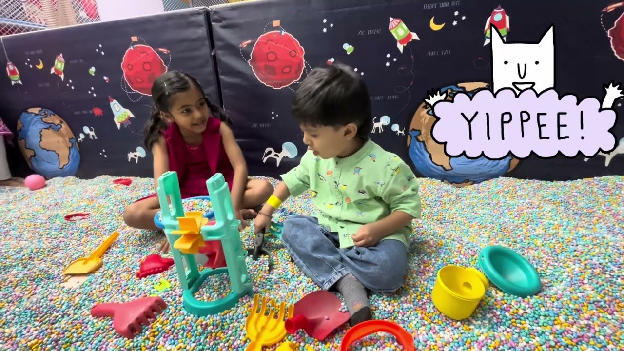 Toddler Game Zone Fun 😍 | Chiku with his Cousin Mithi