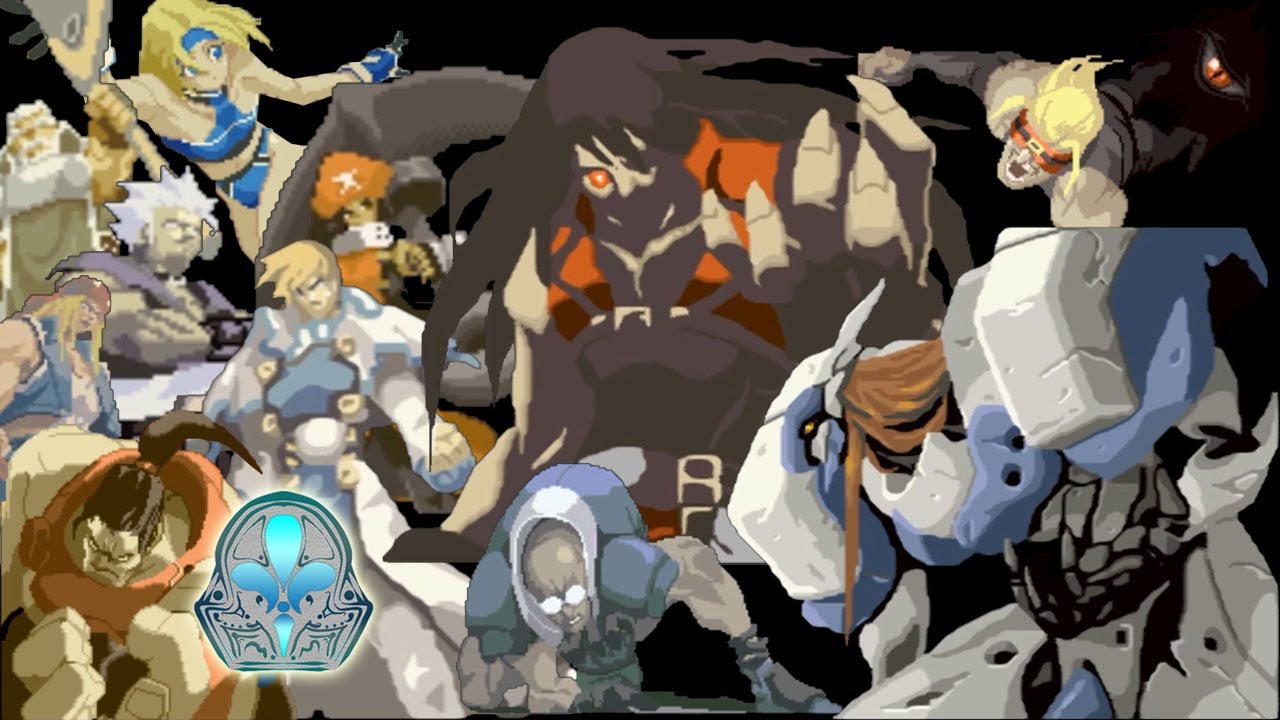 Guilty Gear - All Endings / Cutscenes 【PS1】