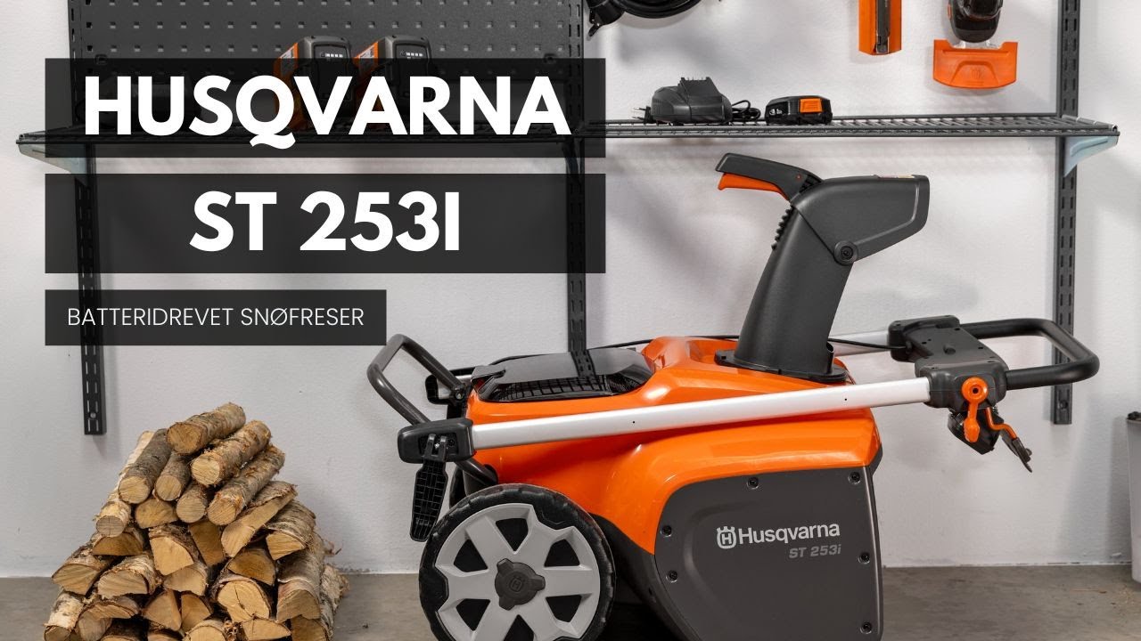 Husqvarna ST 253i batteridrevet Snøfreser