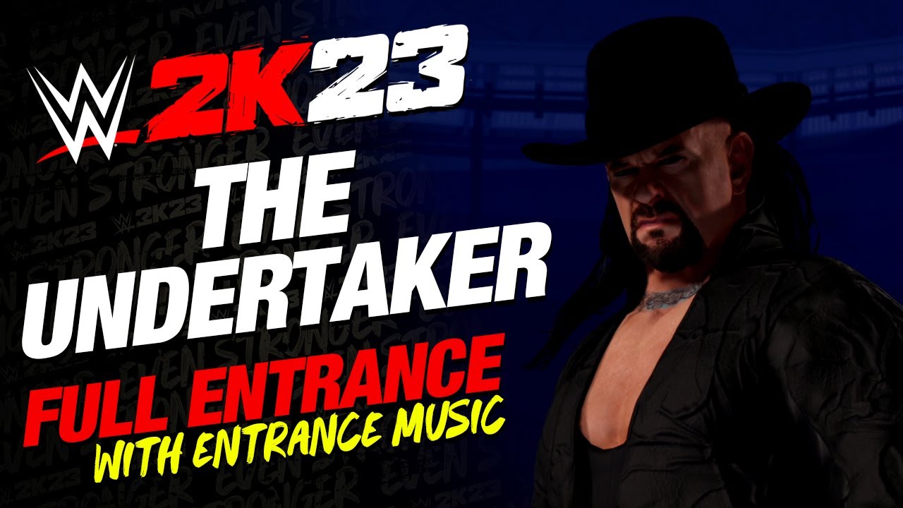 WWE 2K23 THE UNDERTAKER ENTRANCE - #WWE2K23 THE UNDERTAKER FULL ENTRANCE