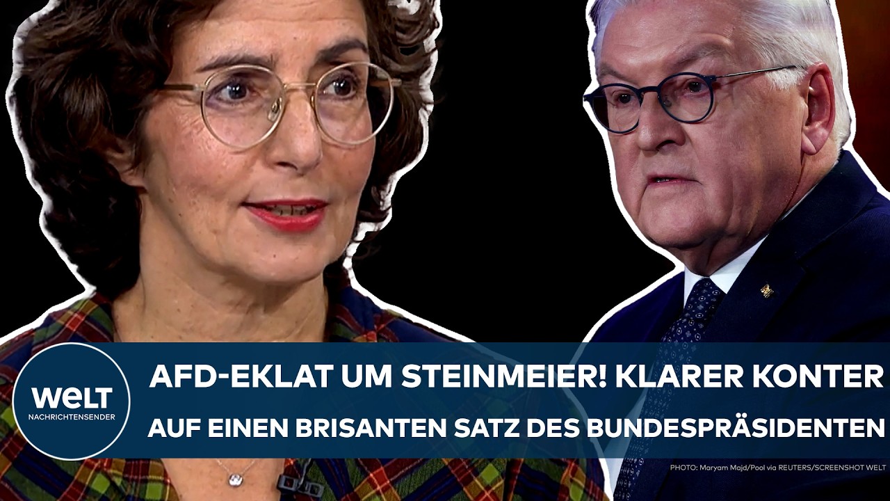 DEUTSCHLAND: AfD-Eklat um Steinmeier! Klarer Konter auf einen brisanten Satz des Bundespräsidenten!