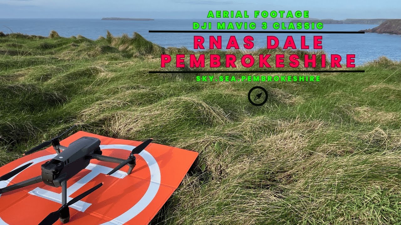 4K Aerial Drone Footage Of Former Royal Naval Air Station Dale. An Abandoned 1940's Airfield!