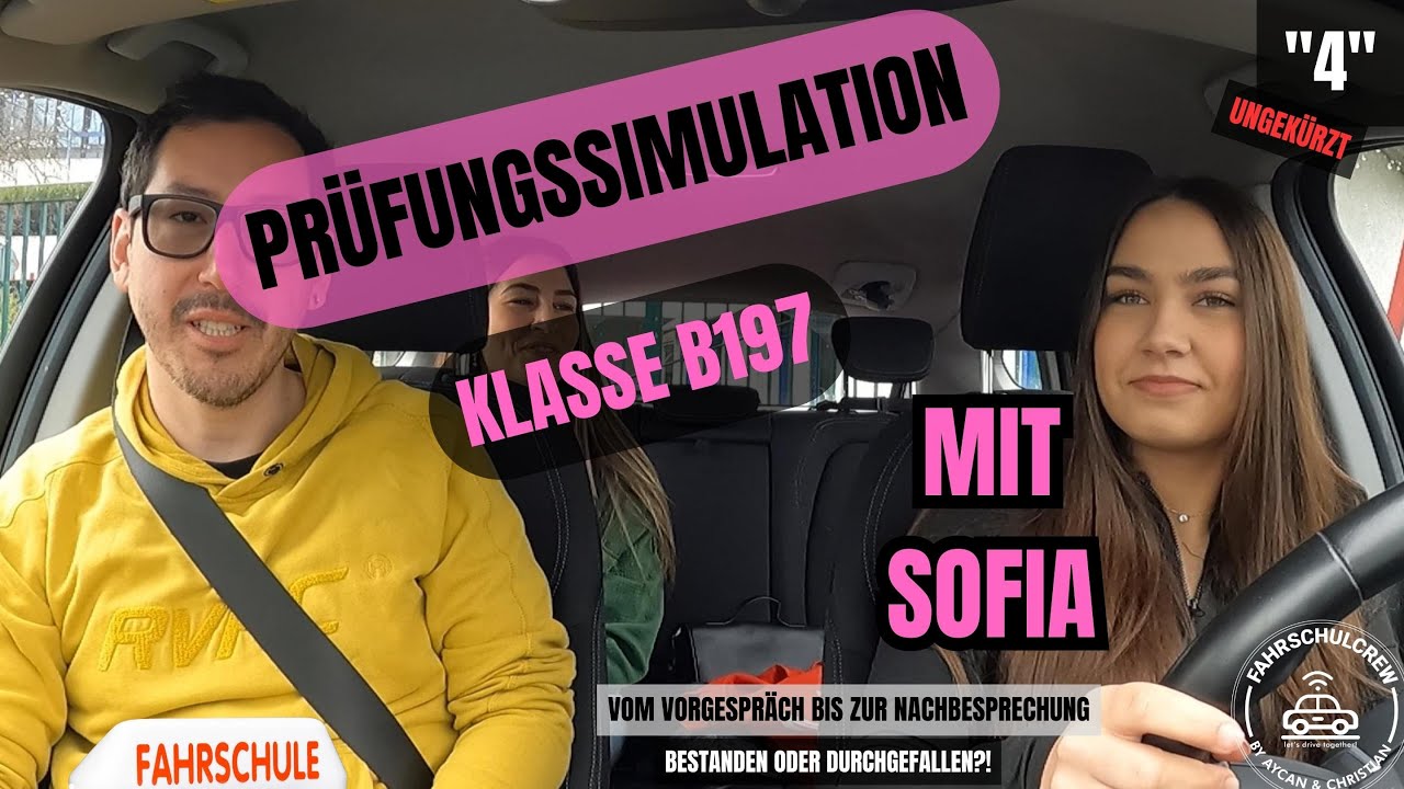 Ablauf einer Prüfung, Prüfungssimulation, Vorprüfung in Duisburg Neudorf mit Sofia, #fahrschule