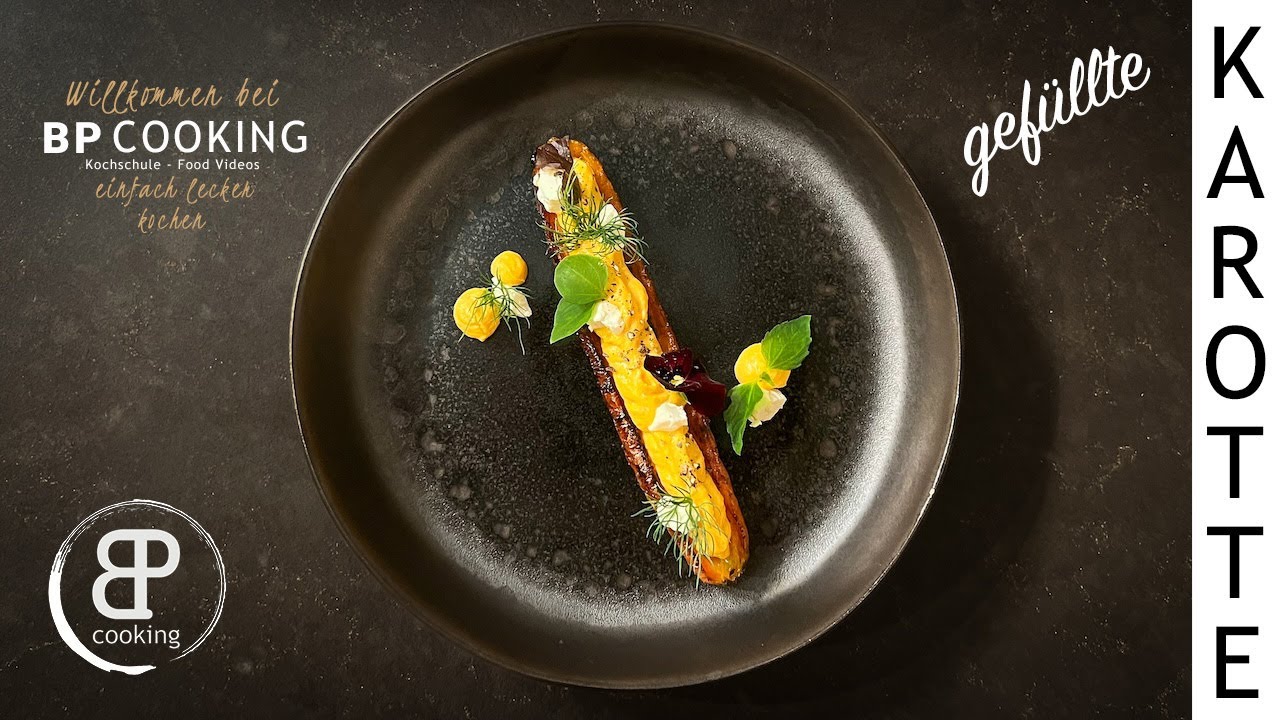 Gefüllte Karotte mit Hirtenkäse, ein geniales Zwischengericht aus dem vielseitigen Wurzelgemüse