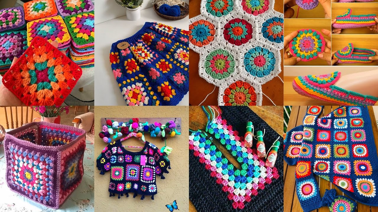Most Beautiful & Attractive handmade free Crochet Items patterns 