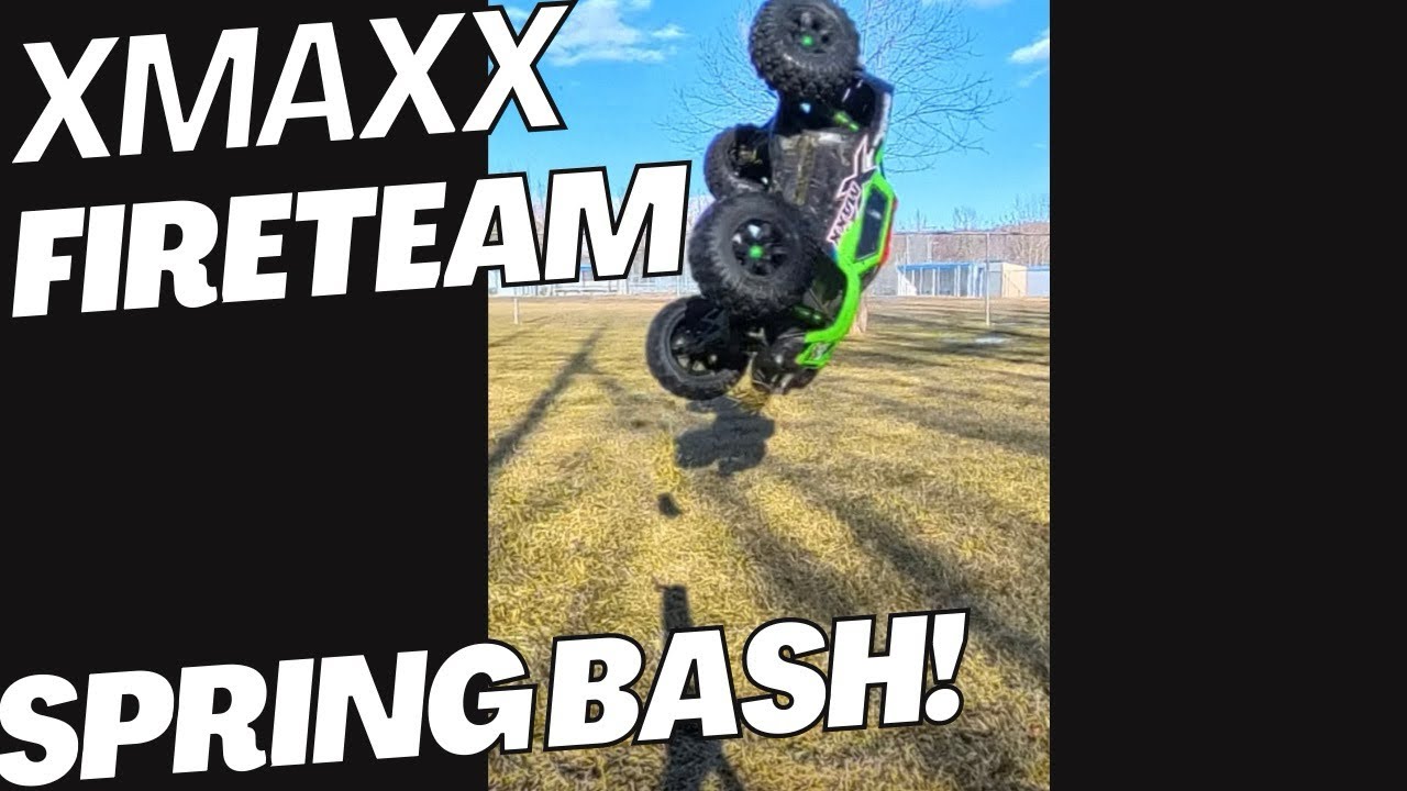 X-Maxx & Fireteam Bash Session! My Wife&rsquo;s First Time Driving an RC Truck!
