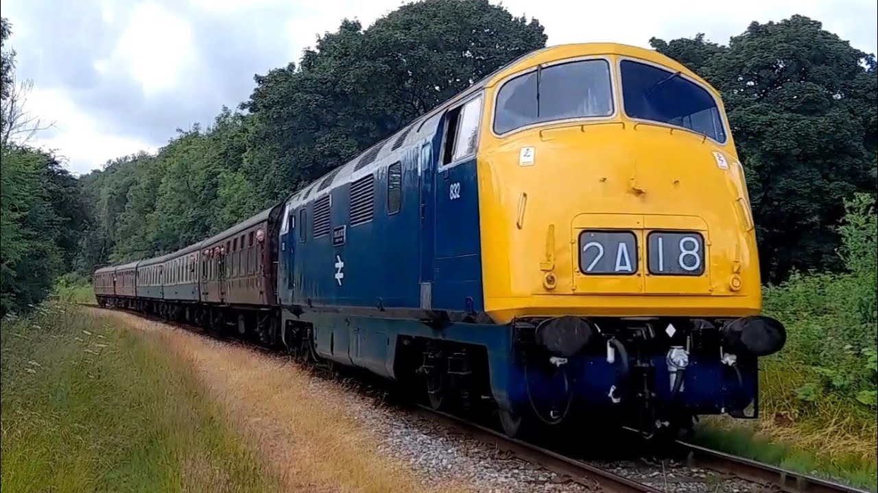 50015 And Warship Class 42 On The East Lancashire Railway
