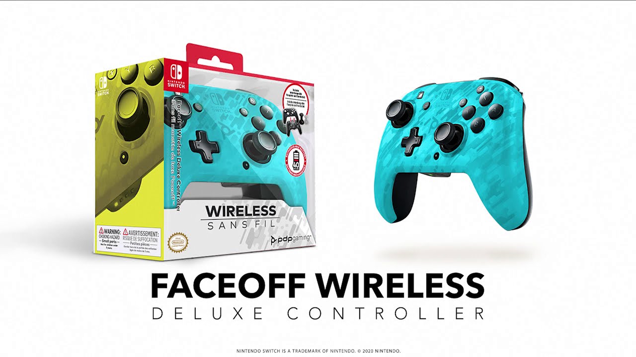Faceoff Wireless Deluxe Controller for Nintendo Switch