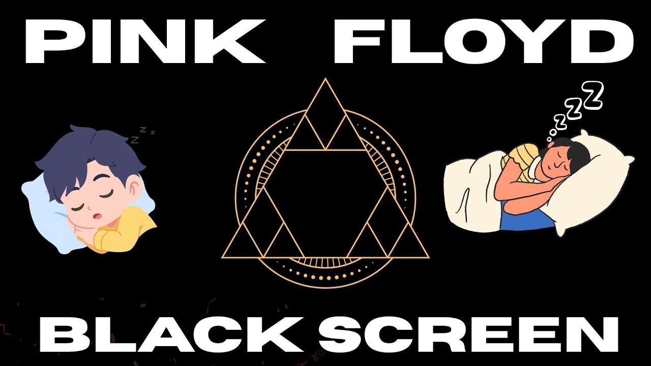 PINK FLOYD BLACK SCREEN – No Ads | Ambient Guitar Mix for Deep Sleep & Mind Healing
