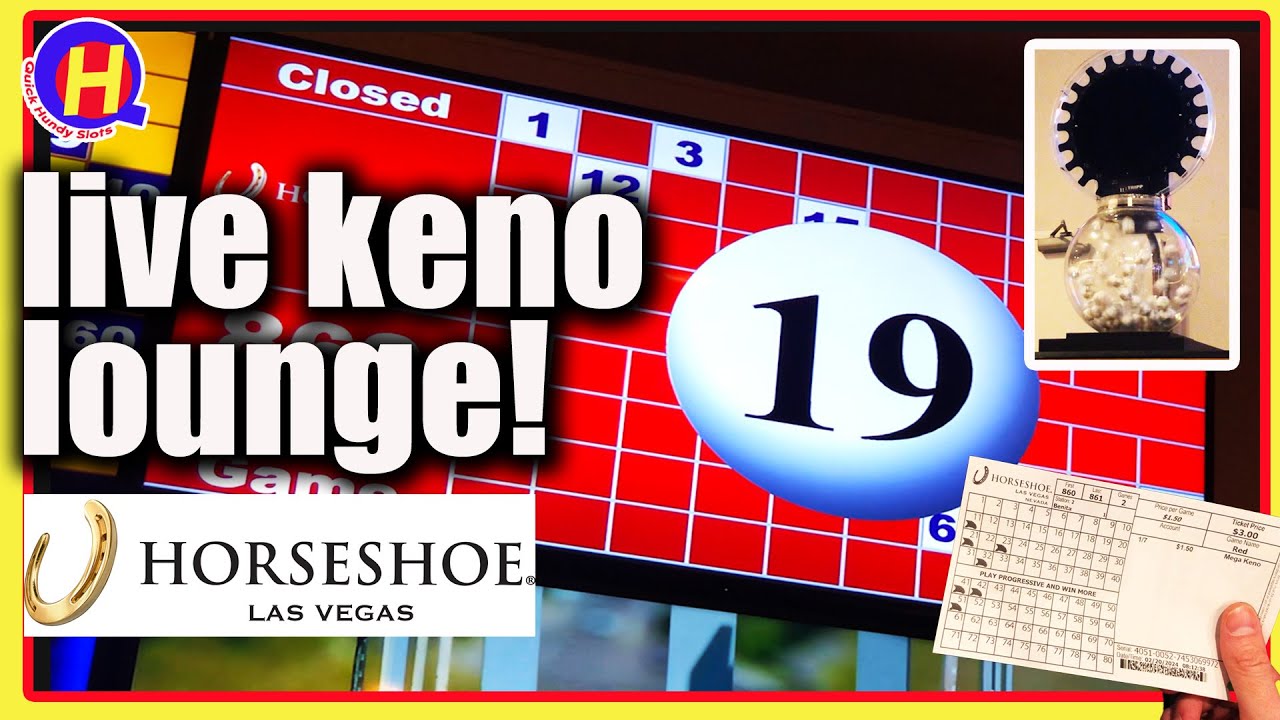 Back to Our Roots! Playing in the Horseshoe LIVE KENO Lounge!