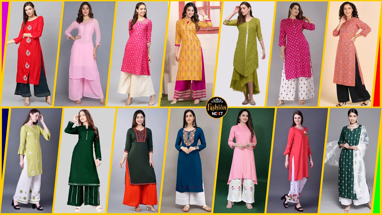 👉Latest Kurti Plazo Suit Design Collection 2023 🌟