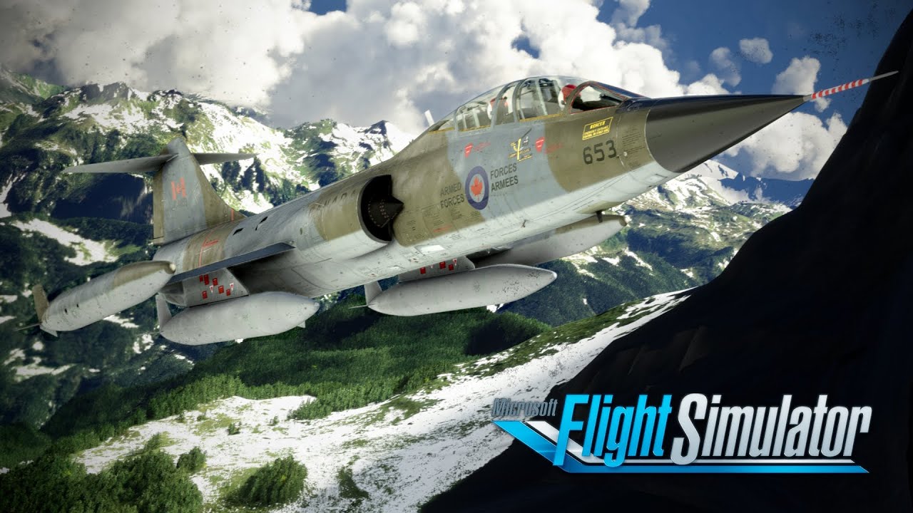 The WIDOWMAKER | EPIC Run Through the Swiss Alps | TF-104 Starfighter | Full Flight | MSFS