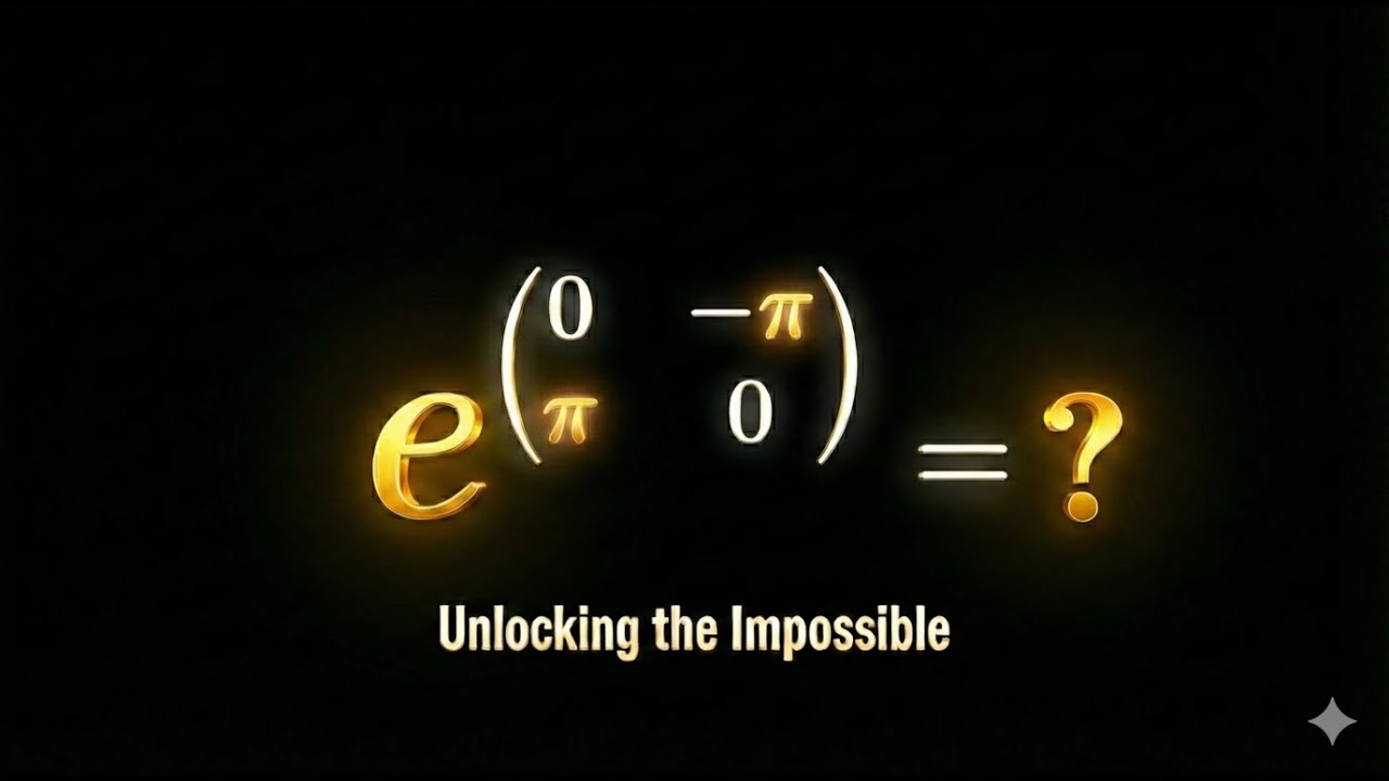 Euler's Identity for Matrices?