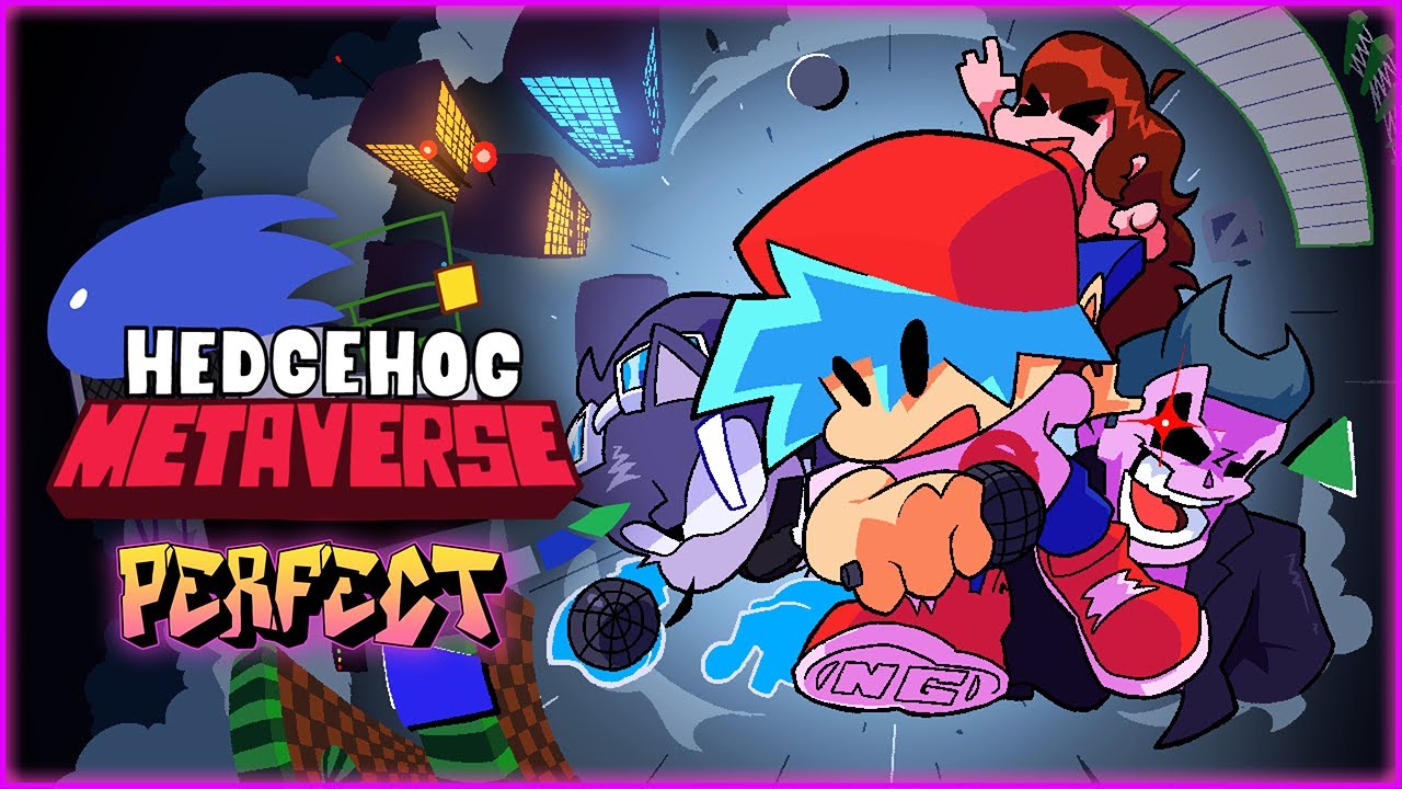 Hedgehog Metaverse (Really Cool Vs. OC Sonic Mod!) - FNF Mod - Perfect Combo Showcase [HARD]