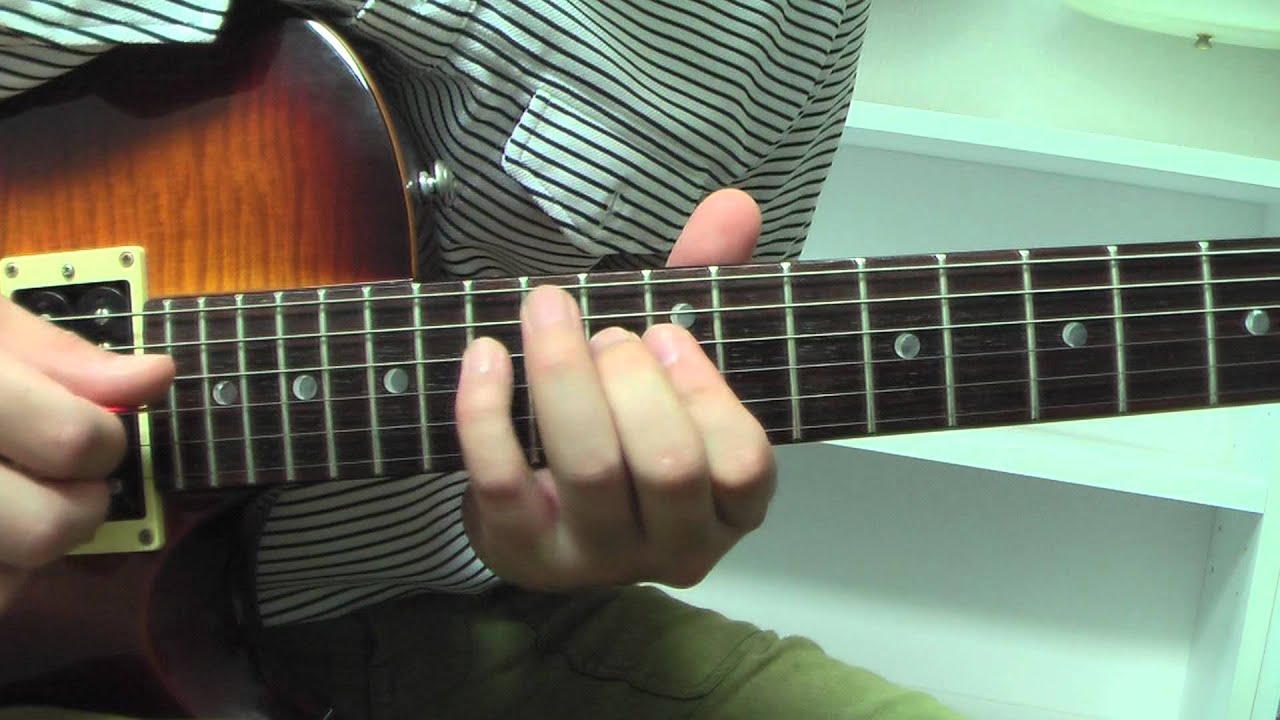 Burn -  Guitar Solo Tutorial / Richie Kotzen ( Mr.Big )