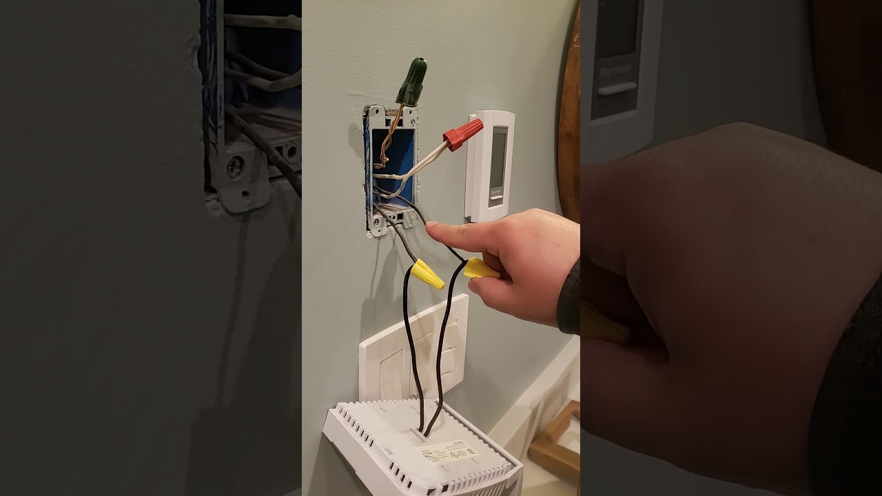 How to install Honeywell thermostat RLV4305